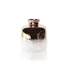 lazio | jarron de vidrio degrade cobre 9x10cm