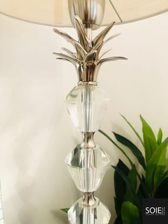 Lámpara con rombos de cristal - SOIE TIENDA DECO
