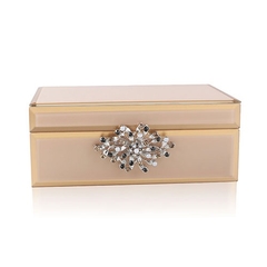 charm | caja espejada con hebilla 21x15x8cm