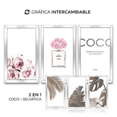 Coco + Selvatica | Set x 3 cuadros 30x50cm