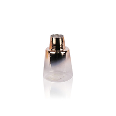 lucca | jarron de vidrio degrade plata 7x10cm