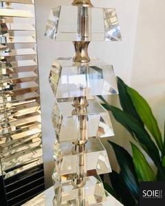 LÁMPARA CON 7 PLACAS DE CRISTAL - SOIE TIENDA DECO