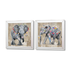 phants | set x 2 cuadros 45x45cm