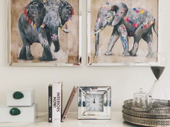 phants | set x 2 cuadros 45x45cm - SOIE TIENDA DECO