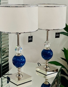 VELADOR BALI LAPISLÁZULI Y CRISTAL - comprar online