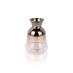 rimini | jarron de vidrio degrade cobre 7x12cm