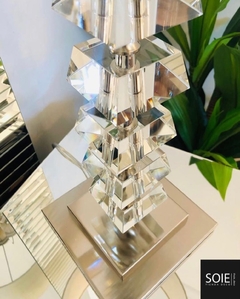 LÁMPARA CON 7 PLACAS DE CRISTAL en internet