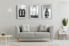 london | set x 3 cuadros 30x50cm - tienda online