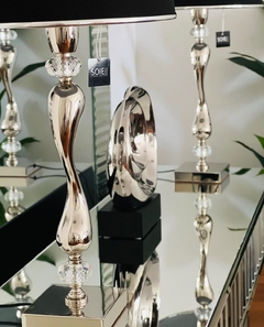 LÁMPARA SOPHIE | METAL PULIDO Y CRISTAL - SOIE TIENDA DECO