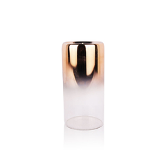 toscana L | jarron de vidrio degrade cobre 10x20