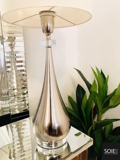 Lampara platil base cristal en internet
