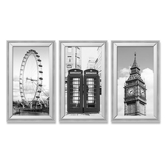 london | set x 3 cuadros 30x50cm