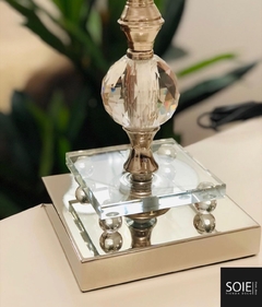 LAMPARA STRAUSS GRANDE BASE CRISTAL