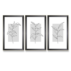 net flowers | set x 3 cuadros 30x50cm