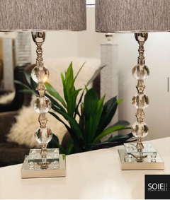LAMPARA STRAUSS GRANDE BASE CRISTAL - comprar online