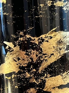 VELADOR ALMA NEGRO Y DORADO - comprar online