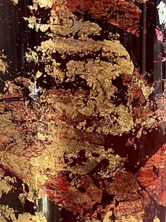 VELADOR ALMA BORDEAUX Y DORADO - comprar online