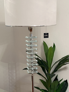 LÁMPARA DE PIE STRAUSS 10 CUADRADOS DE CRISTAL - comprar online