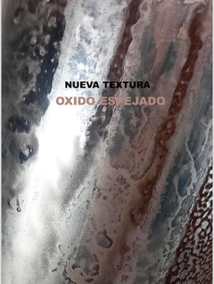 LÁMPARA DINASTÍA OXIDO ESPEJADO | ALTURA 75CM - comprar online