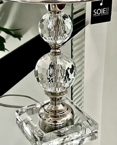 VELADOR STRAUSS BASE Y ESFERAS DE CRISTAL | ALTURA 45CM - SOIE TIENDA DECO