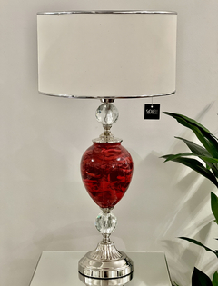 LÁMPARA CATALINA ROJO Y BORDEAUX | ALTURA 70CM