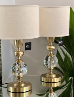 VELADOR PETIT GOLD CON ESFERA DE CRISTAL - comprar online