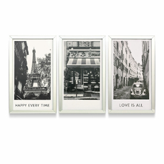 LOVE IS ALL | SET X 3 CUADROS 30X50CM