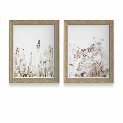 FLORA SALVAJE | SET X 2 CUADROS 40X50CM