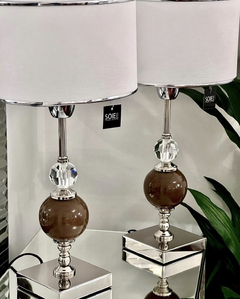 VELADOR BALI CHOCOLATE Y CRISTAL - comprar online
