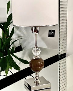 VELADOR BALI CHOCOLATE Y CRISTAL - SOIE TIENDA DECO