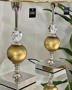 VELADOR BALI GOLD Y CRISTAL - SOIE TIENDA DECO