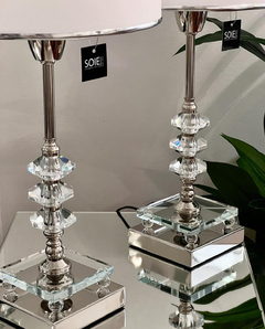 VELADOR STRAUSS ELEGANCE BASE METAL Y CRISTAL | ALTURA 45CM - comprar online