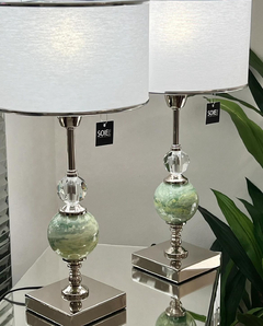 VELADOR BALI VERDE LIMA Y CRISTAL - comprar online