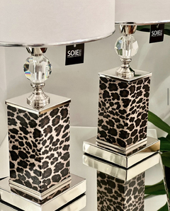 VELADOR FRIDA ANIMAL PRINT Y CRISTAL