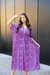 Vestido Longo Kaftan Indiano Estampada De Seda