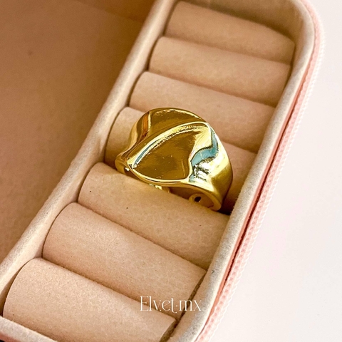 Anillo chunky dorado - comprar en línea