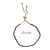 Imagen de Pulsera con zirconia base dorada