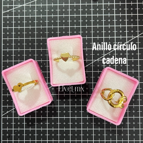 Anillo circulos cadena