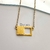 Collar candado geometrico - comprar en línea