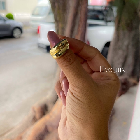 Anillo ajustable chunky - comprar en línea