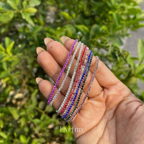 Pulsera elastica con zirconia - comprar en línea