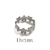 Anillo flores acero inoxidable plata - comprar en línea