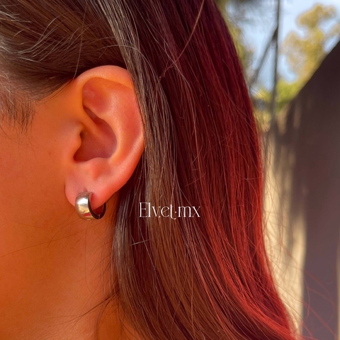 Hugguies acero inoxidable plata