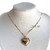 Collar corazón con zirconia - comprar en línea