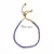 Pulsera con zirconia base dorada - ELVET MX