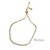Imagen de Pulsera con zirconia base dorada