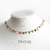 Choker chaquira colgante