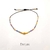 Pulsera chaquira estrella y flor - ELVET MX