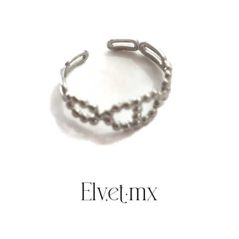 Anillo ADN acero inoxidable plata - comprar en línea