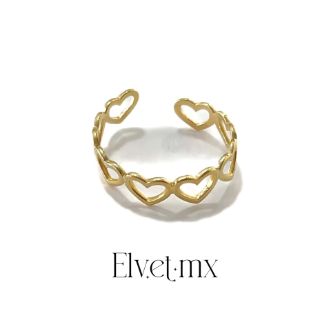 Anillo corazón corrido - comprar en línea